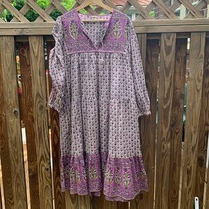 Matta Kajal Iniya cotton balloon sleeve dress